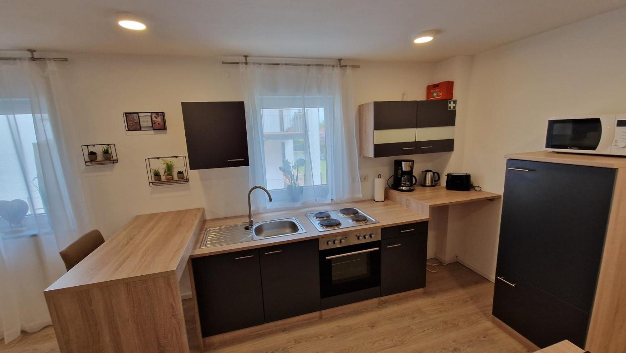 Appartment-Ferienwohnung Mit Kueche, Bad, Kostenlos Wlan, Modern Eingerichtet โรดิง ห้อง รูปภาพ