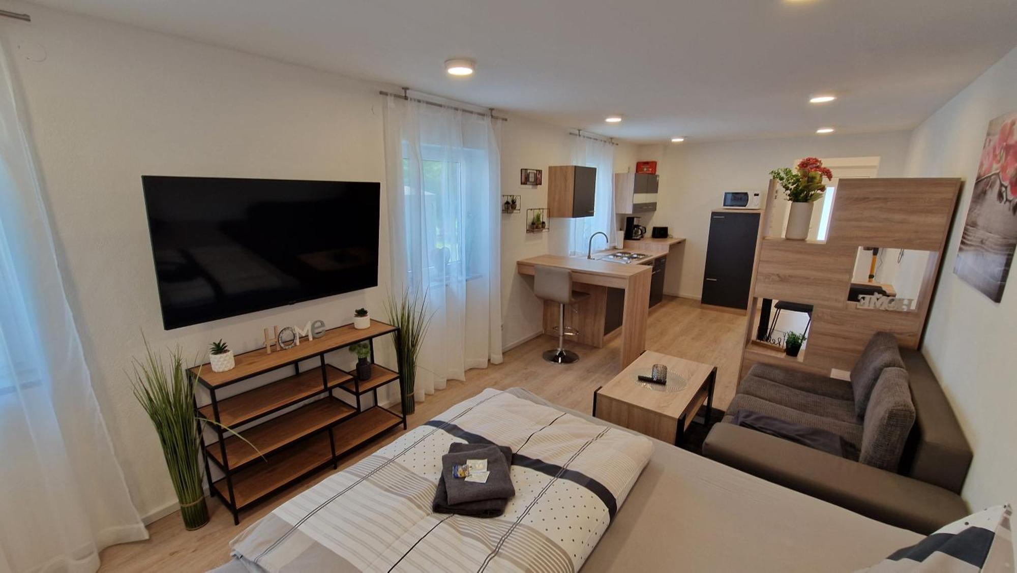 Appartment-Ferienwohnung Mit Kueche, Bad, Kostenlos Wlan, Modern Eingerichtet โรดิง ห้อง รูปภาพ